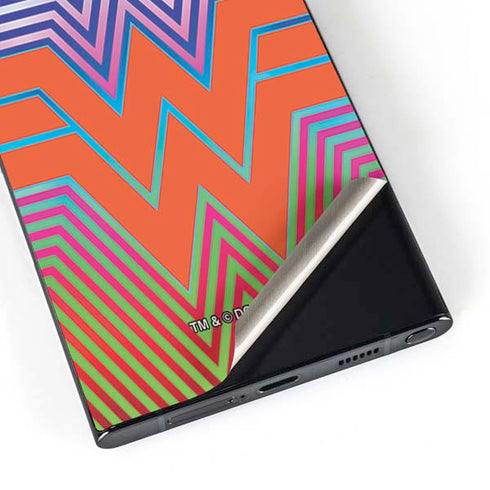 Wonder Woman 1984 (2020) Rainbow Chevron Logo Galaxy S25 Ultra Skin